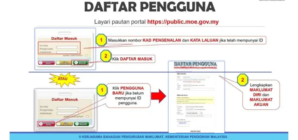 Apdm Ibu bapa login steps
