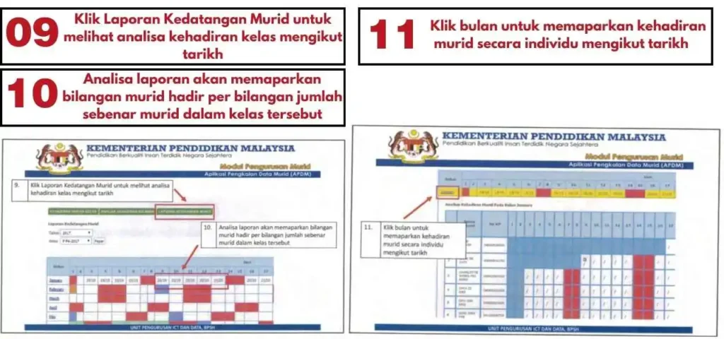 Apdm Kehadiran Login Masuk Guru Kelas step 3 